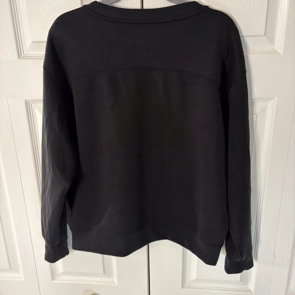A New Day Women’s Black Crewneck Sweatshirt – Size Large – NWT - Picture 3 of 5